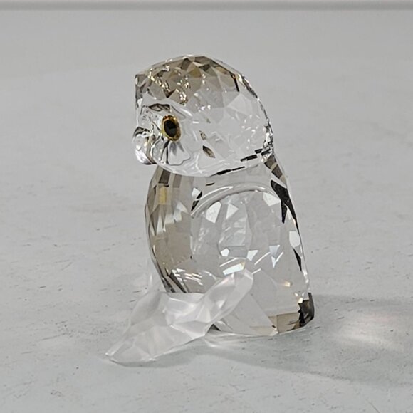 Swarovski Crystal Owl Figurine Medium Brown #1003326 Austria - Picture 2 of 8